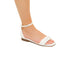 Sandali bassi bianchi con fascia effetto intrecciato Swish Jeans, Donna, SKU w041000314, Immagine 0